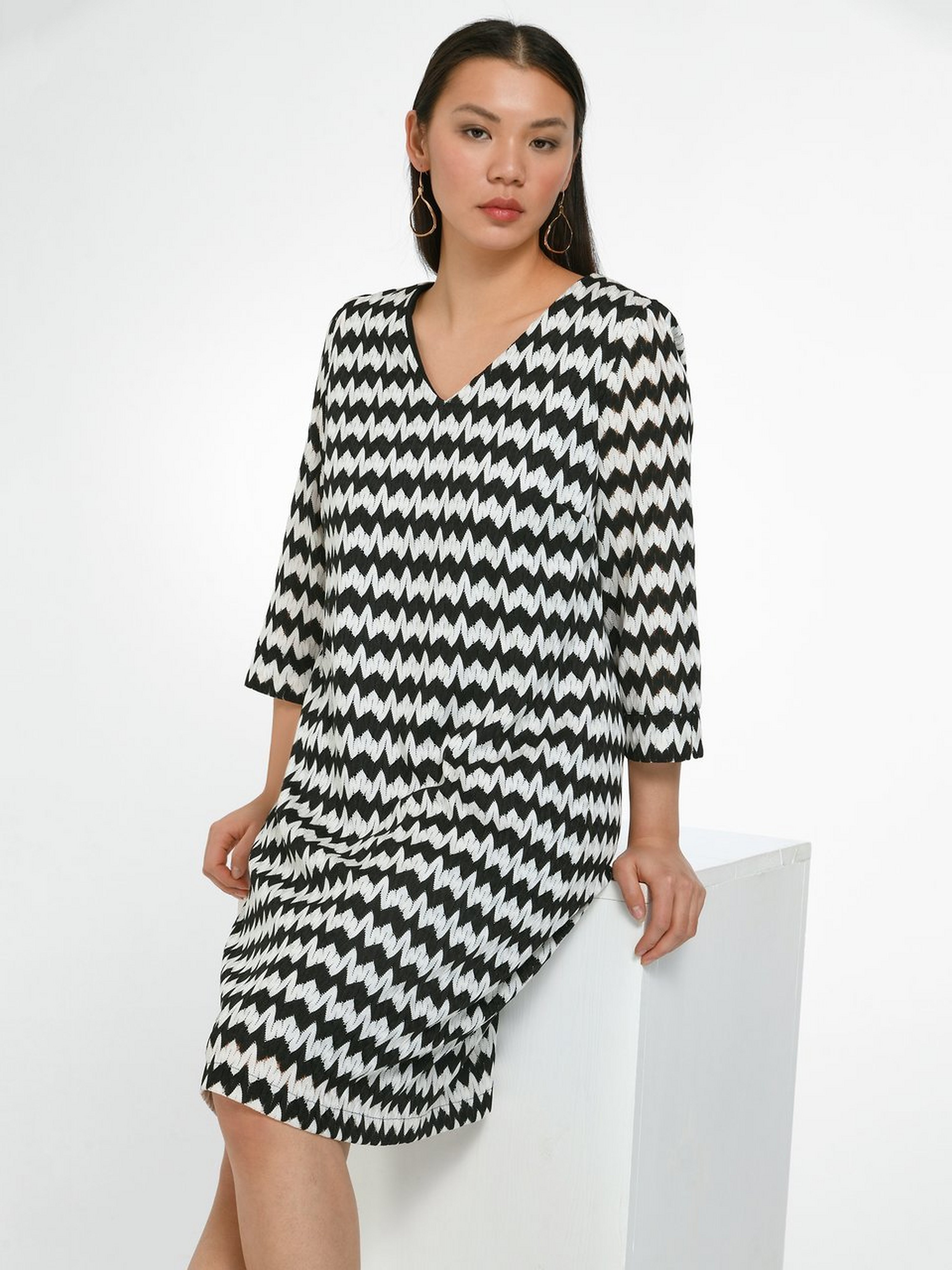 Kleid mit 3/4-Arm