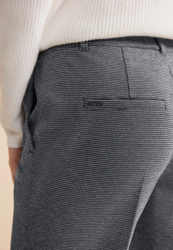 Casual Fit Chinohose - deep blue