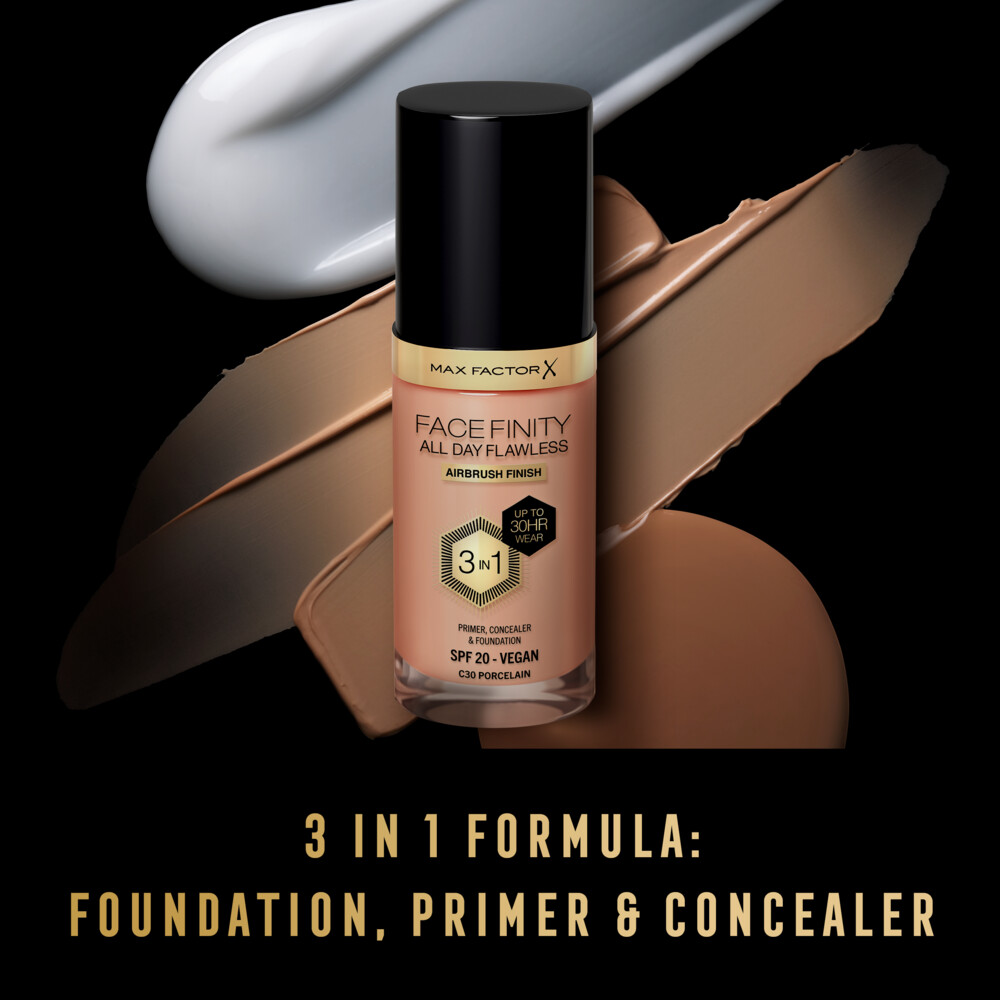 Max Factor Facefinity All Day Flawless Foundation C30 Porcelain34 ml