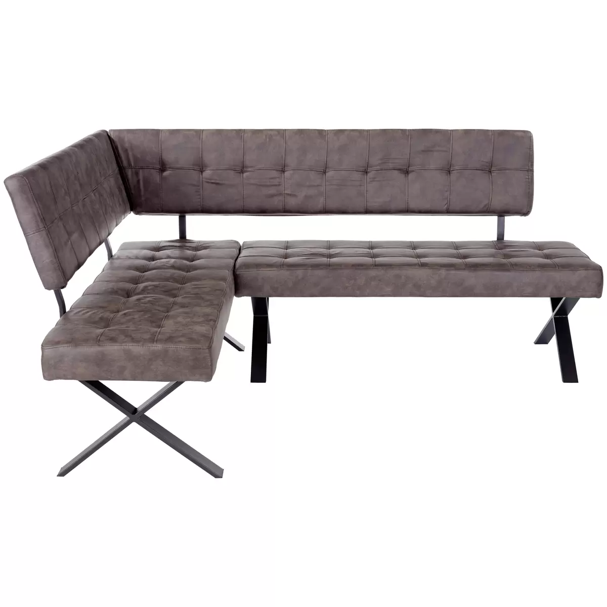 Eckbank Donna RE braun,anthrazit