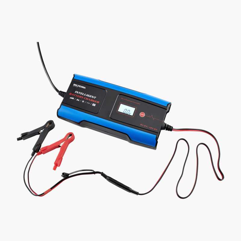 Batterilader 6 V, 2 A/12 V, 8 A