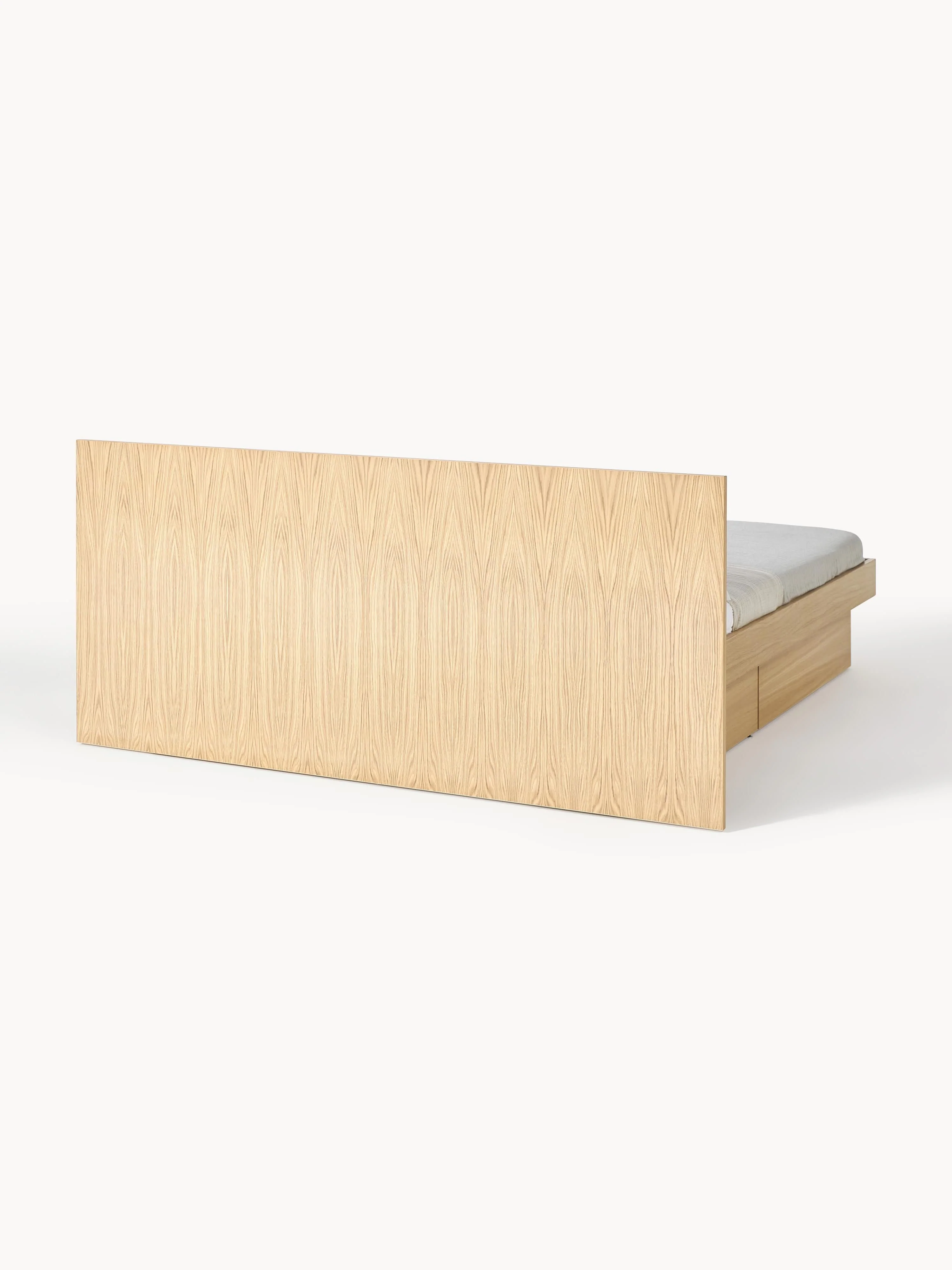 Houten bed Sato met lades en hoofdeinde