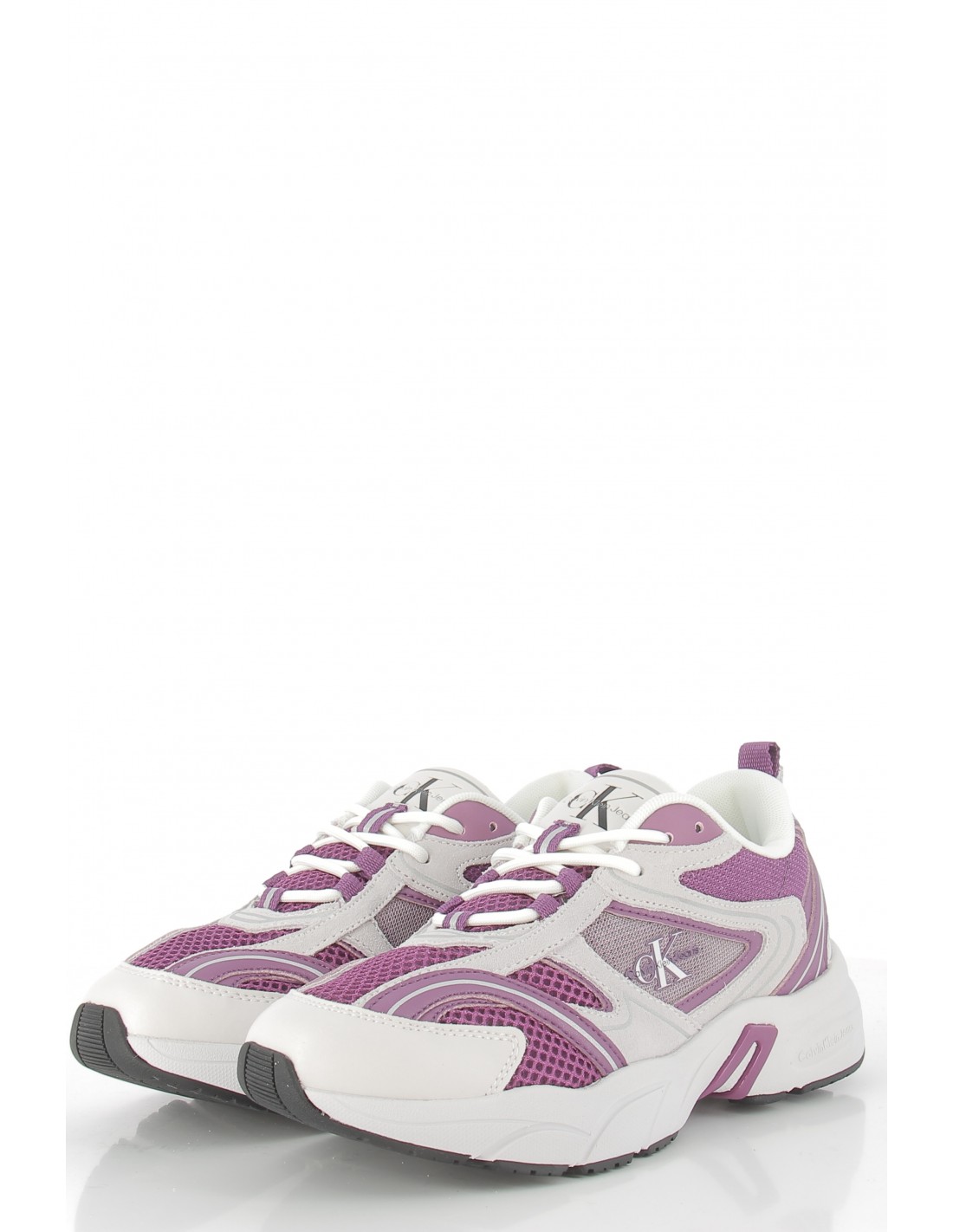 calvin klein Baskets de ville femme retro tennis su-mesh parme