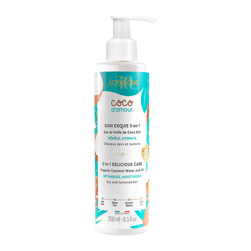 Soin exquis 3-en-1 cheveux secs et texturés Coco d'amour