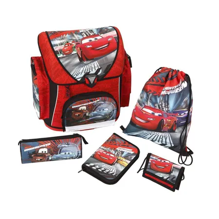 Scooli Schulranzenset Campus Disney Pixar Cars 5-teilig