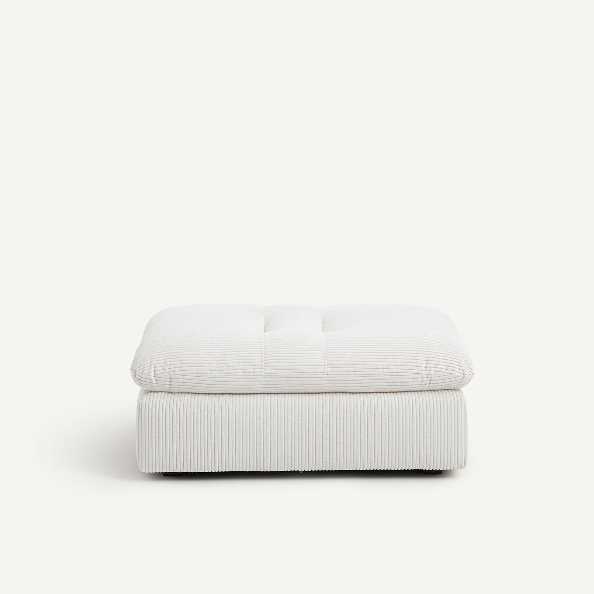 AM.PM<br>Apoio para os pés modular em poliéster canelado, Giuliano