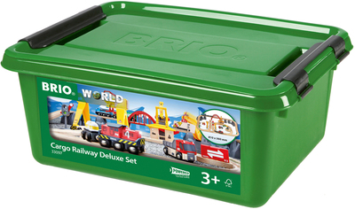 BRIO World 33097 Frakt- og Jernebanesett Deluxe
