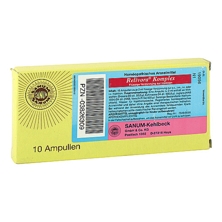 Relivora Komplex Ampullen, 10X2 ml