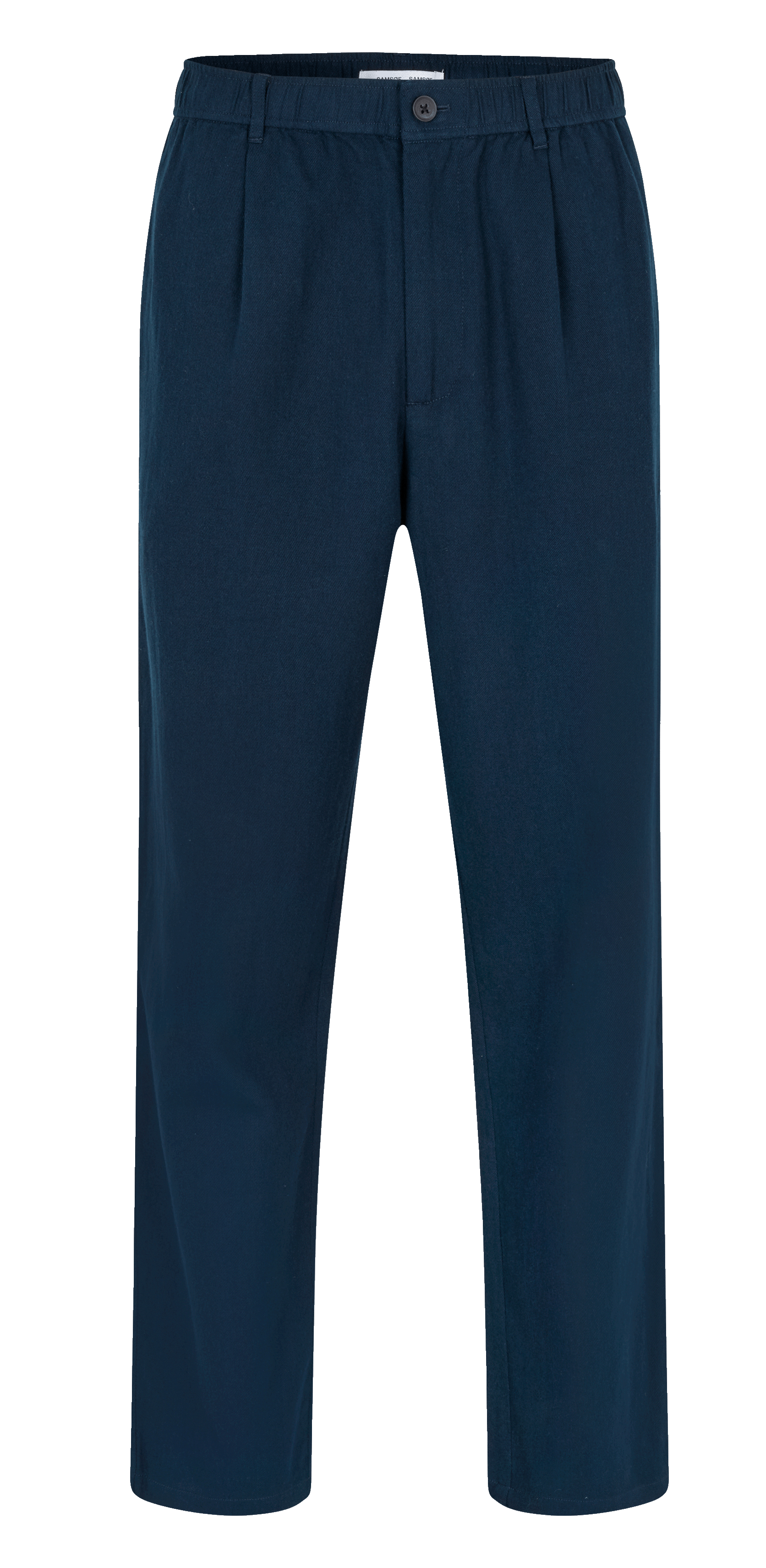 SABERTIL - Pantalon droit en laine mélangée | Bleu