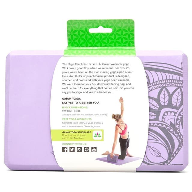 Gaiam Lilac Point Block