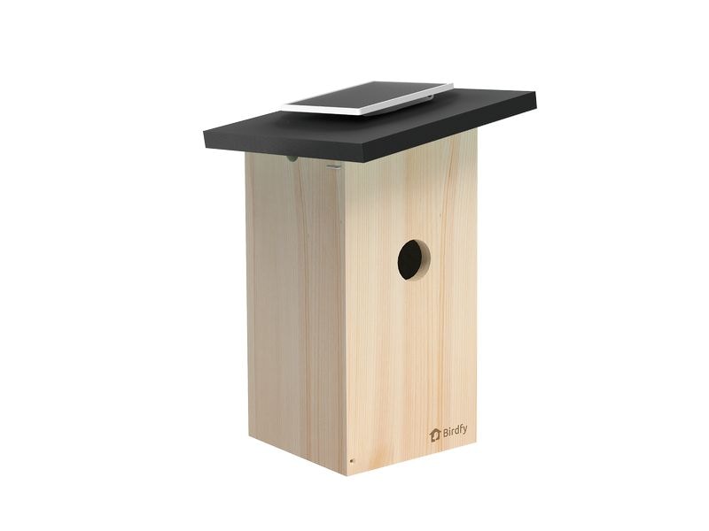 Birdfy Vogelhaus Nistkasten mit Kamera und Solar Vogelhaus mit 1080P HD-Kamera Live-Ansicht