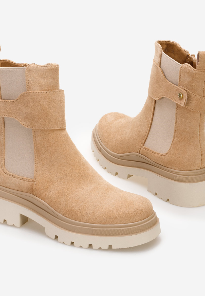 Bottines hautes femme kaki Kenyra