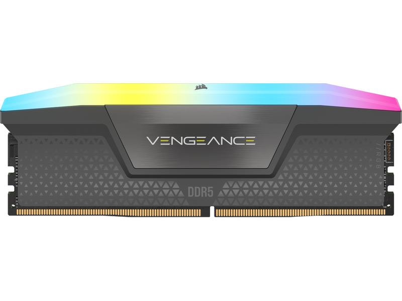 Corsair DDR5-RAM Vengeance RGB 6000 MHz 2x 16 GB High-Performance Arbeitsspeicher mit Multi-Zone-RGB-Beleuchtung