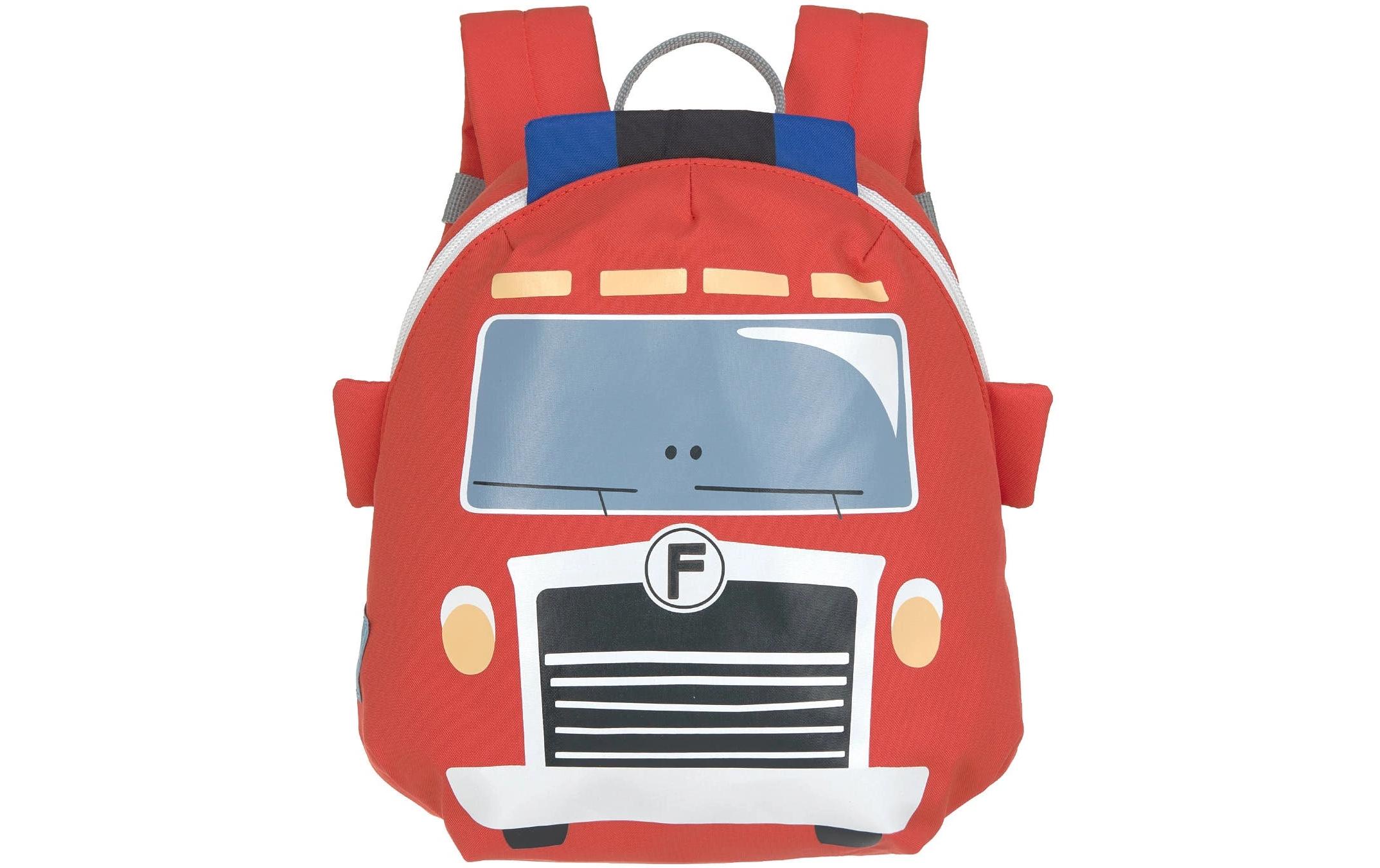Rucksack Tiny – Feuerwehrauto, RotKindergartenrucksack