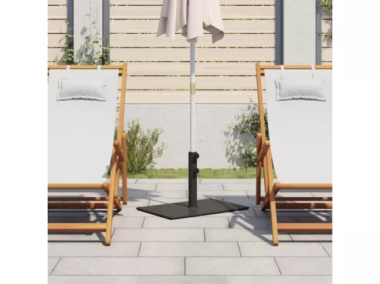 Base de parasol pour mats ?32/38/48 mm 15 kg rectangulaire