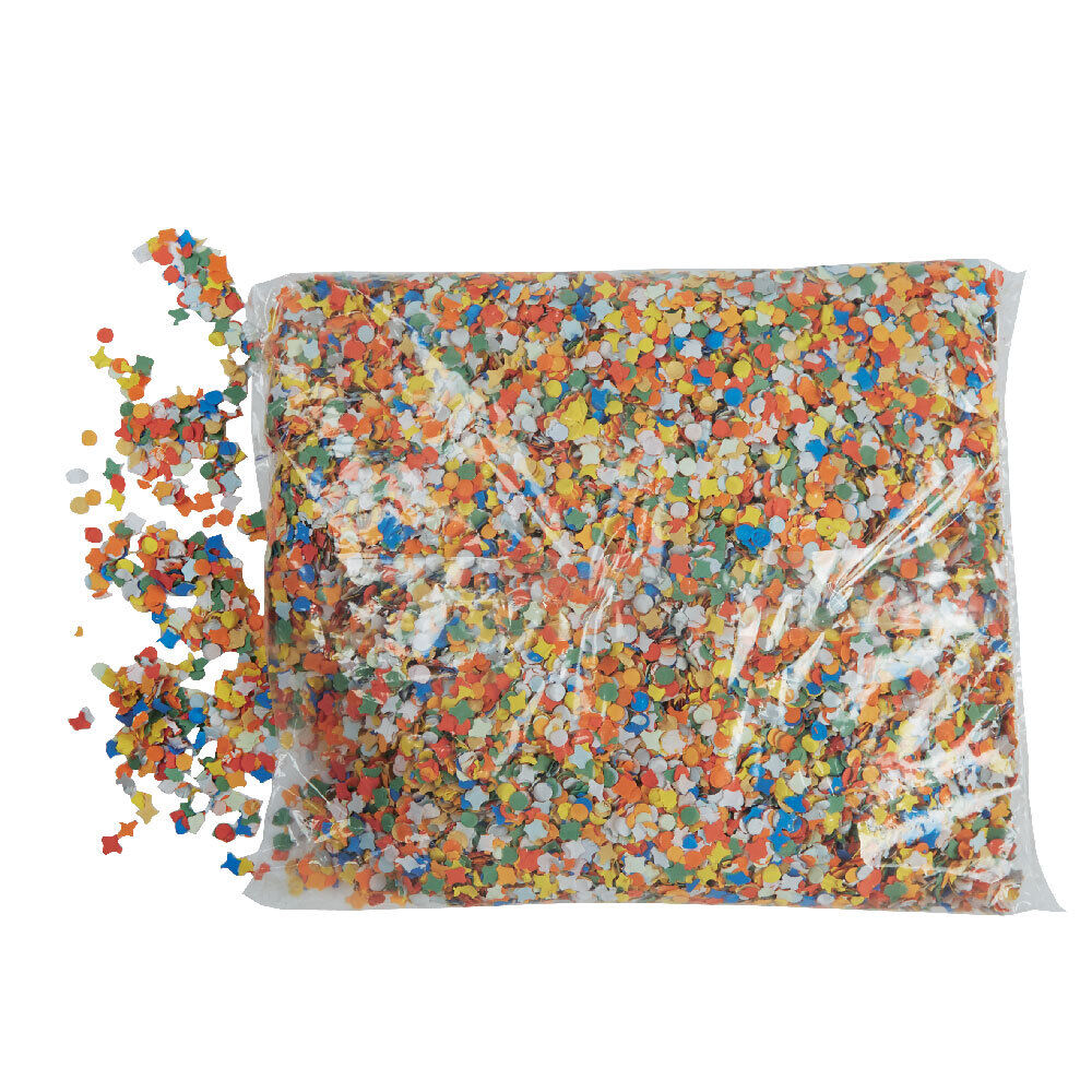 Sachet de confettis multicolores