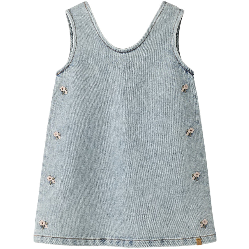 Køb Lil'Atelier Medium Blue Denim Flower Emb Nmfdarlee Doa Dnm Spencer 4499-Se Lil