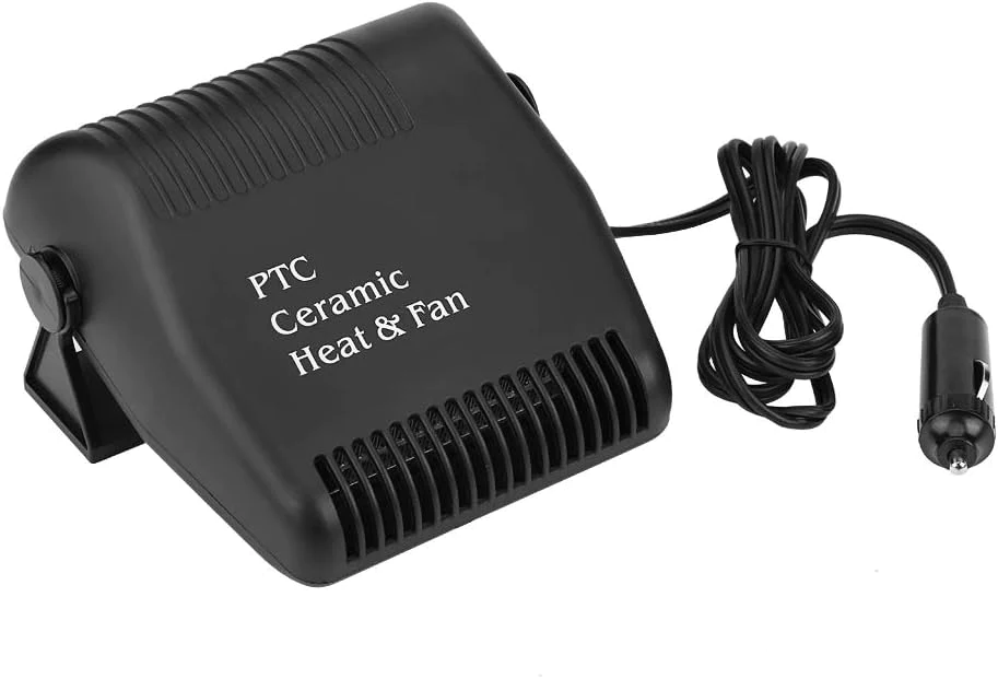 Chauffage en céramique pour voiture portative 2 en 1 12V 150W noir Ven