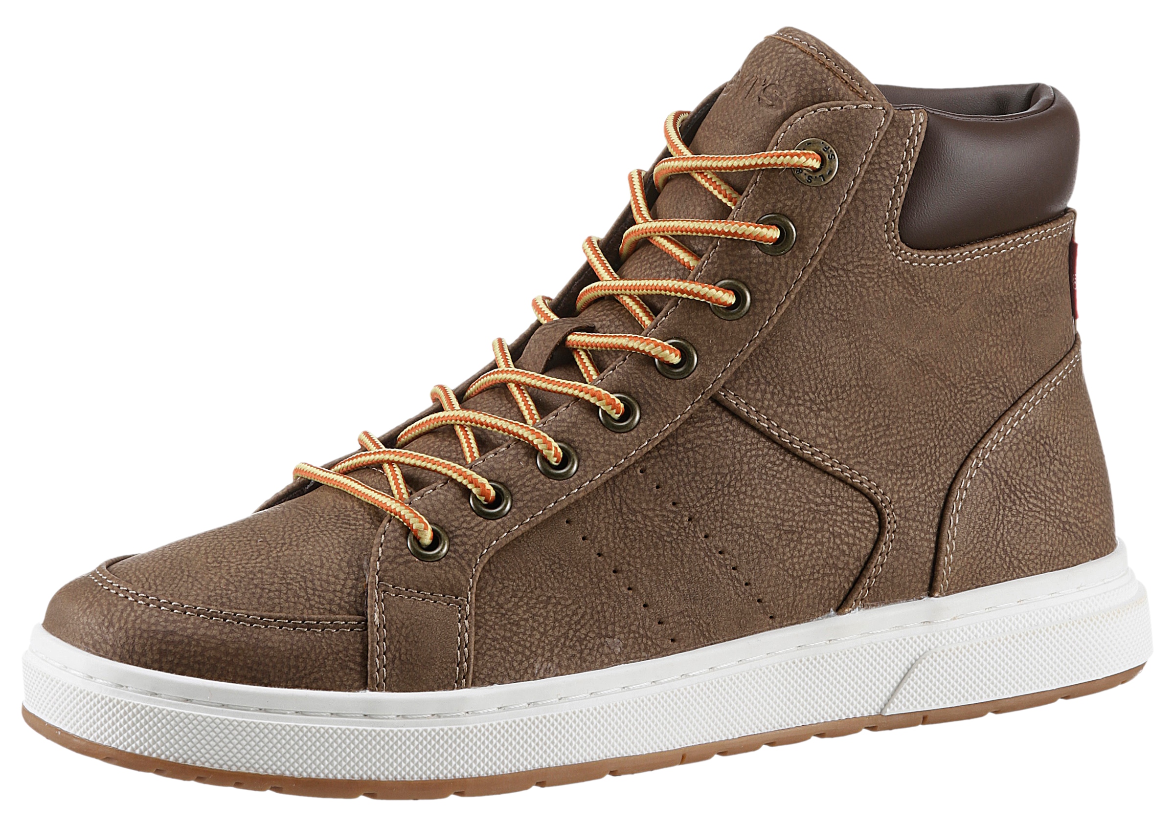 Levi's® Sneaker »PIPER MID«  , Schnürboots, Freizeitschuh, Schnürer mit Logoprägung