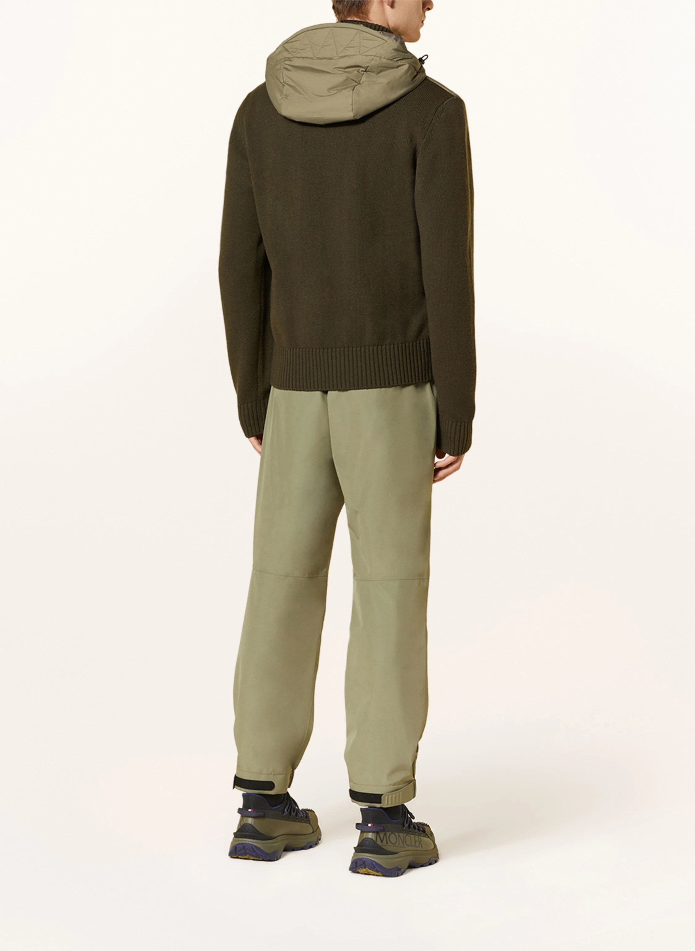 MONCLER GRENOBLE Daunenjacke im Materialmix