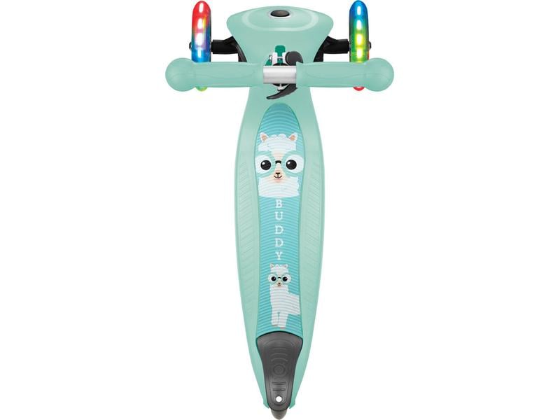GLOBBER Scooter Primo Foldable Fantasy Lights Mint Faltbares Kickboard