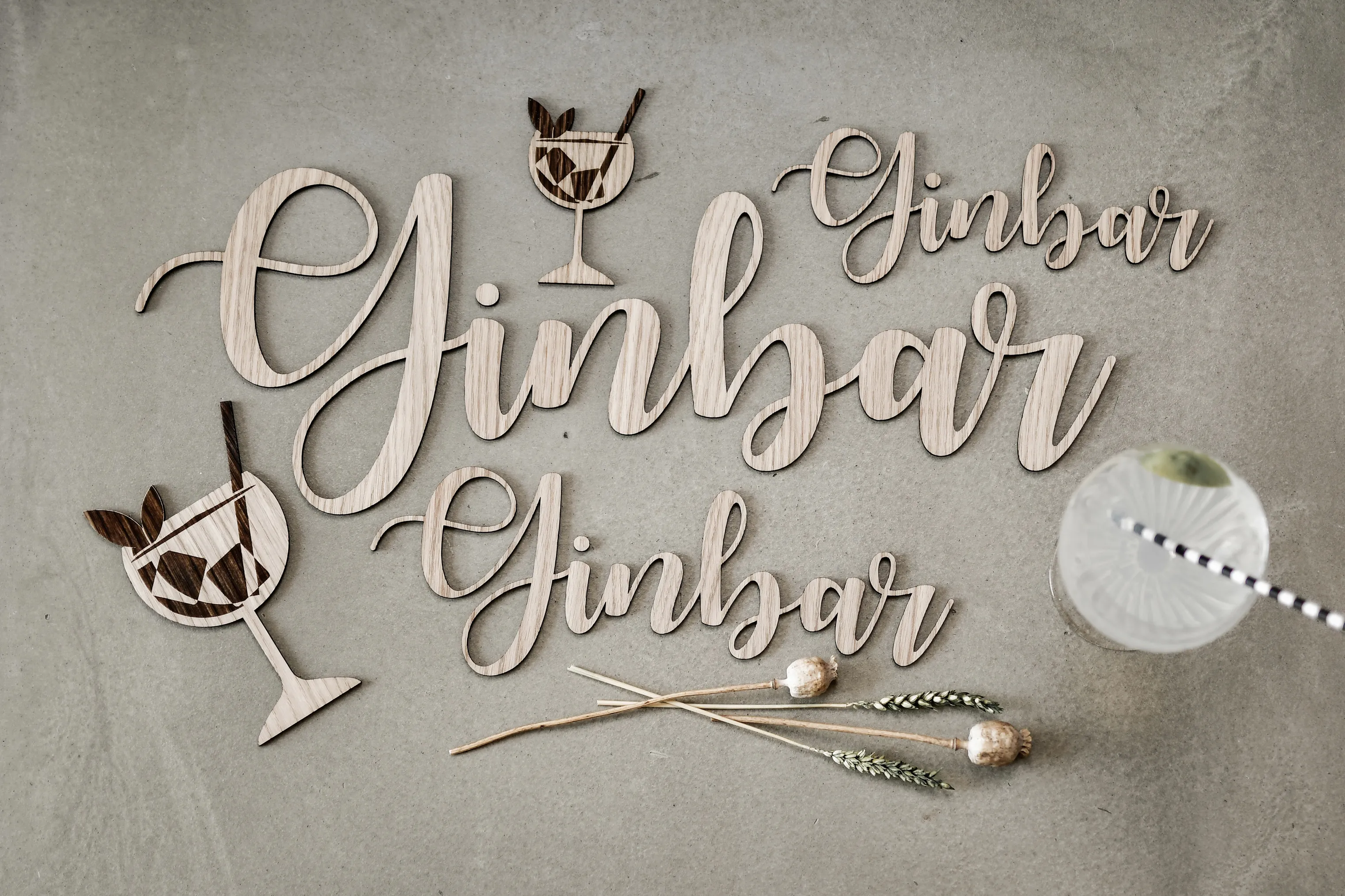 Minifabrikken Curly Dekoration - Ginbar