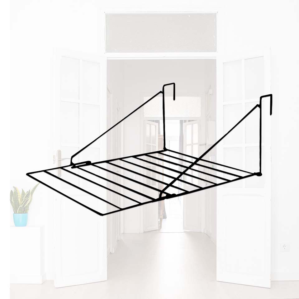 BRASQ hangend droogrek - Black