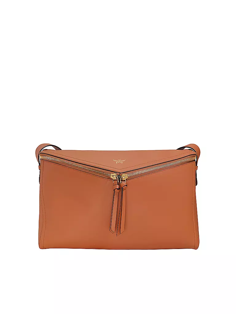 MCM Ledertasche - Umhängetasche DIAMOND 3D Large braun