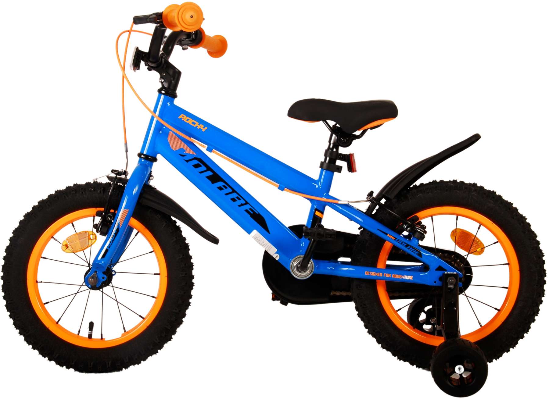 TPFSports Rocky Kinderfahrrad - Jungen - 14 Zoll - Rücktritt + Handbremse - Rot