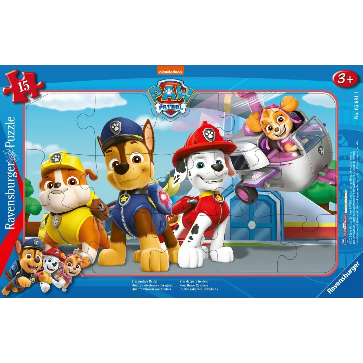 Ravensburger Quatre sauveteurs courageux Puzzle Cadre