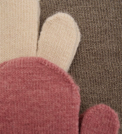 Minymo Luffer - Uld - 3-pak - Dusty Rose