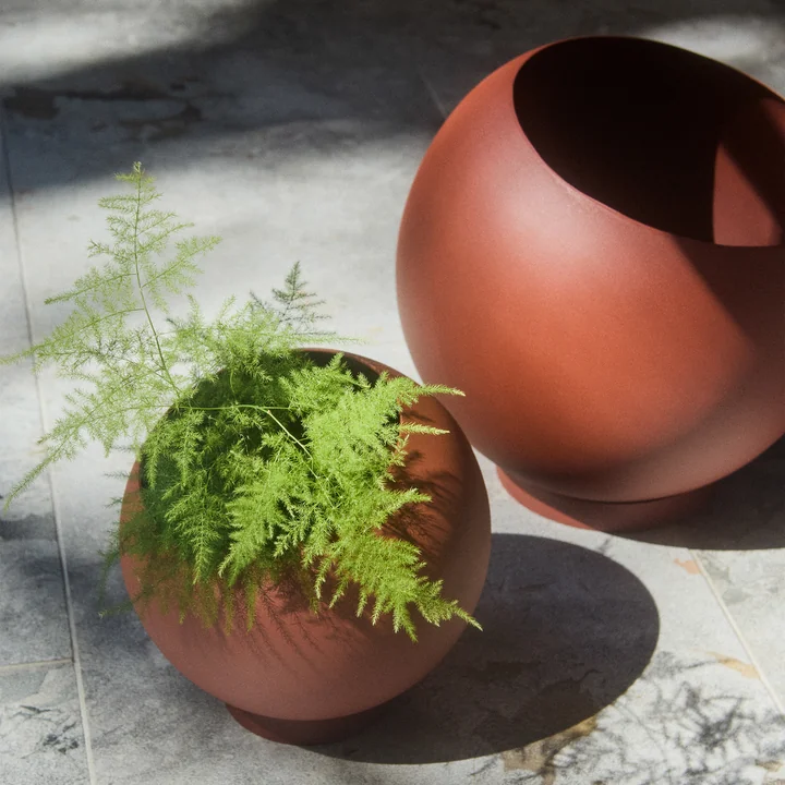 AYTM - Globe Blumentopf, Ø 60 x H 50 cm, forest / forest