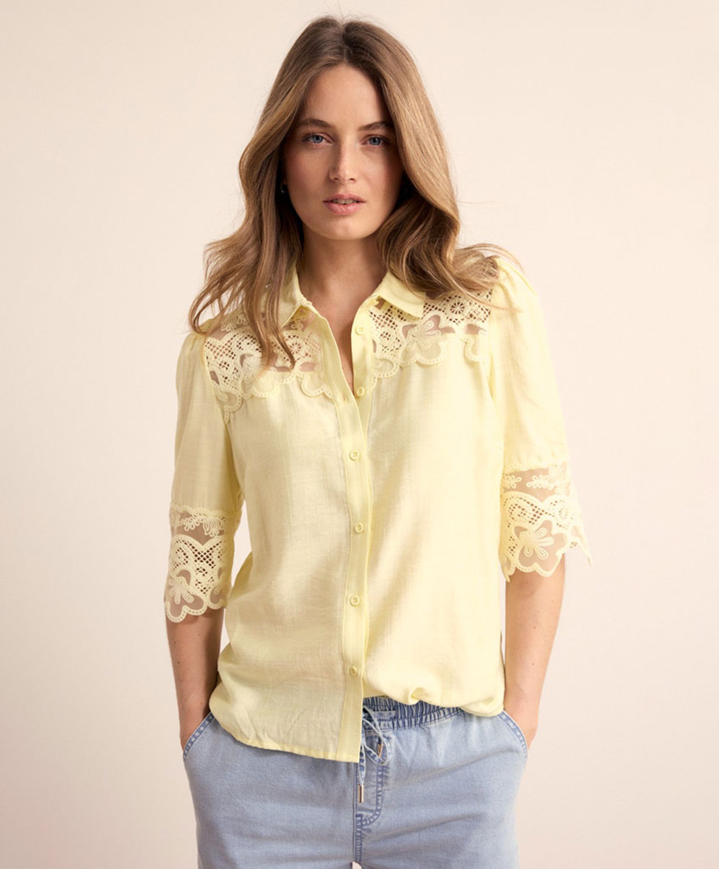 Tramontana Dames blouse geel