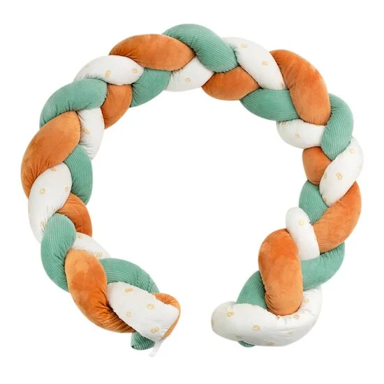 Diplododo Tresse décorative   Terracota, Vert d'eau et Écru        de               Trois Kilos Sept