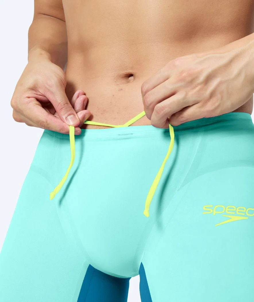 Speedo konkurrence badebukser til mænd - LZR Pure Valor 2.0 - Lyseblå/mørkeblå