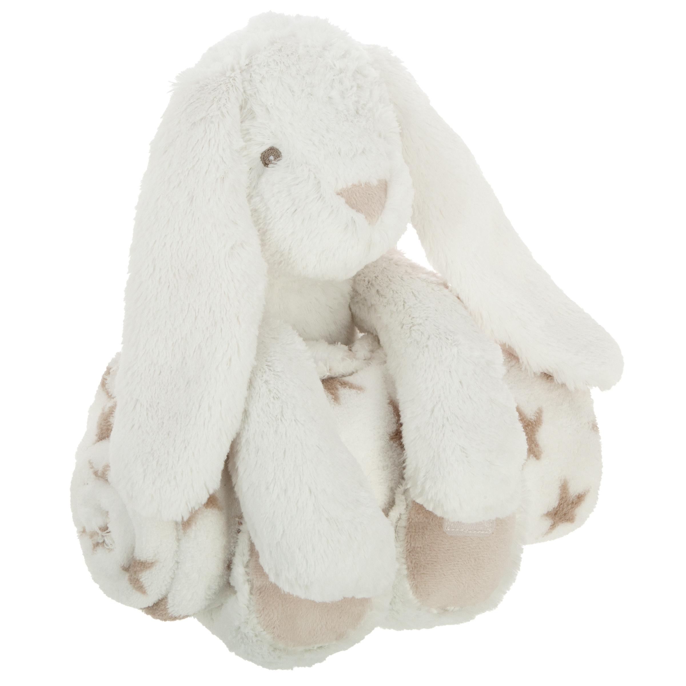 PLAID PELUCHE BLANC