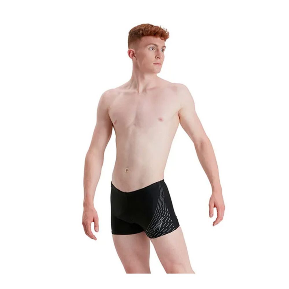 Speedo MEDLEY LOGO - Boxer de bain Homme black/grey