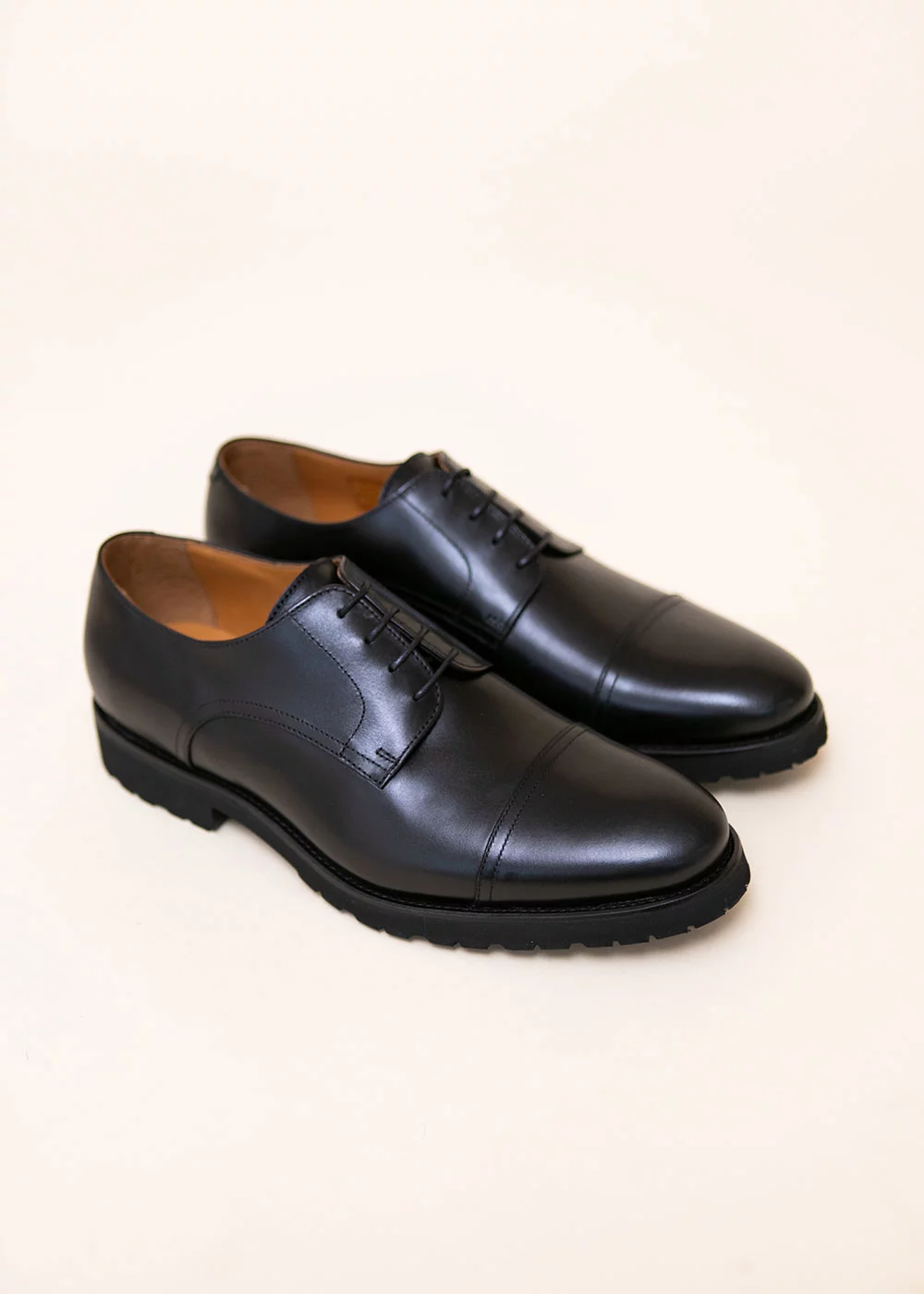 DERBY PATROCLO CUIR NOIR