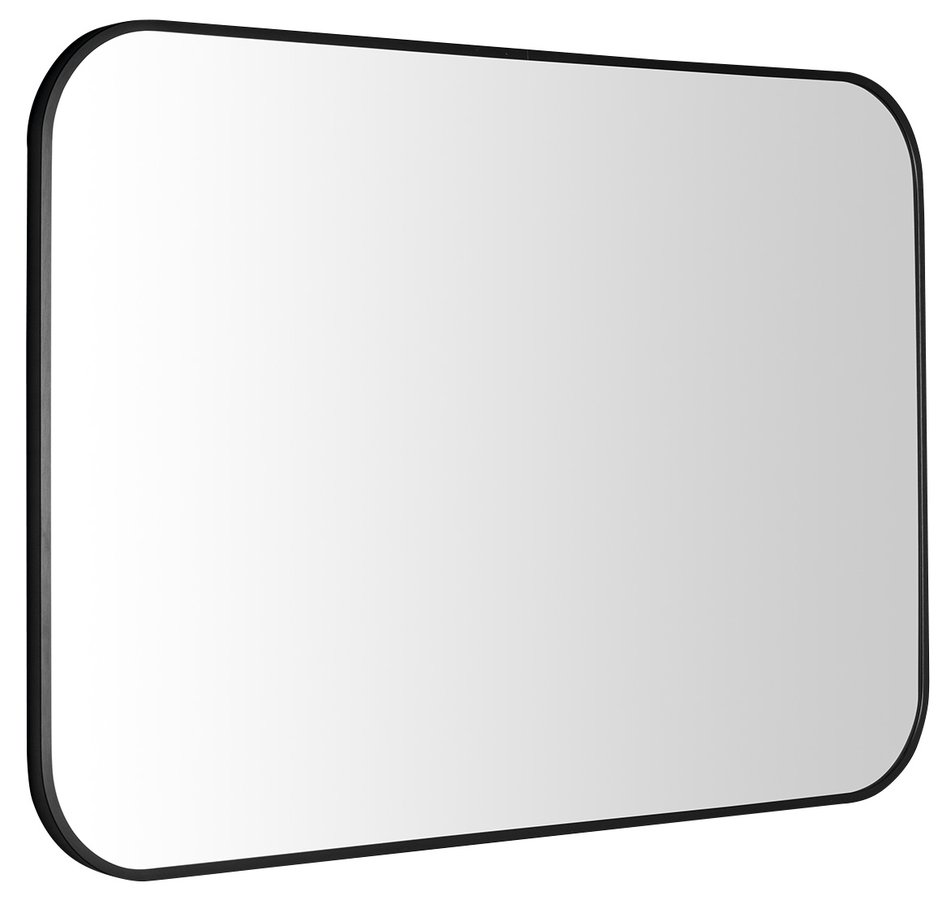 Sapho Arowana spiegel met ronde hoeken 100x70cm zwart