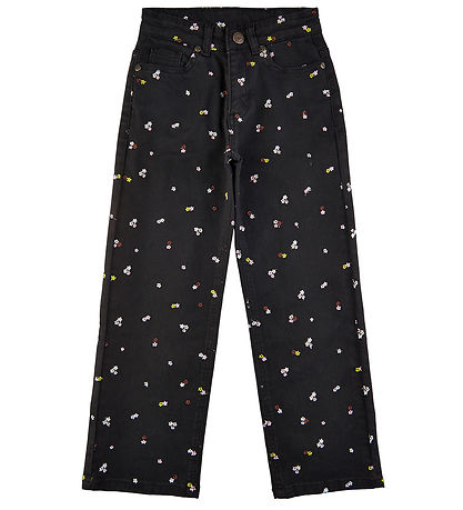 The New Jeans - TnHellen - Wide - Phantom m. Blomster