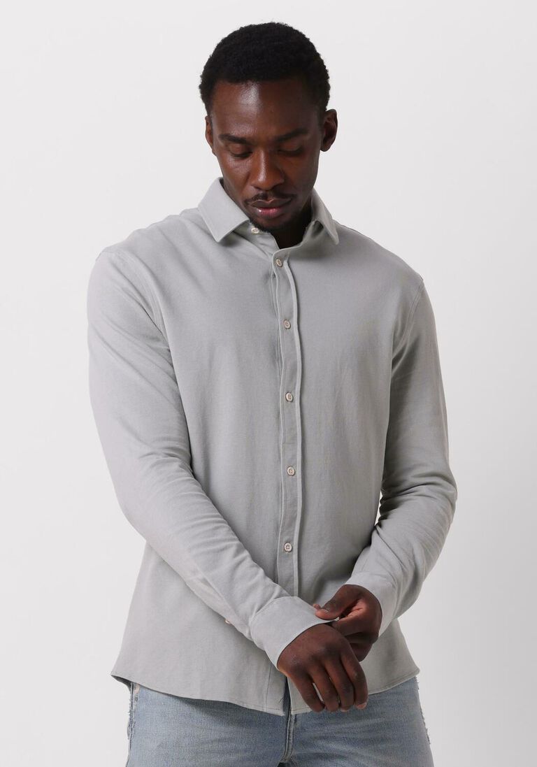 THE GOODPEOPLE groene the goodpeople casual overhemd strong