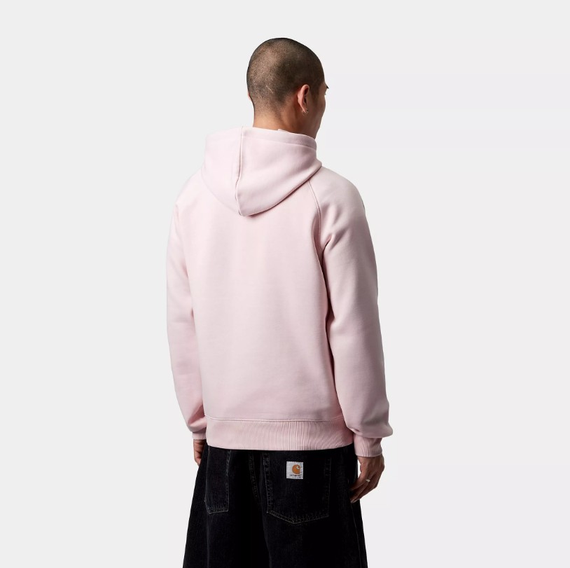 Carhartt WIP Hooded Chase Sweat Duck Blue / Gold