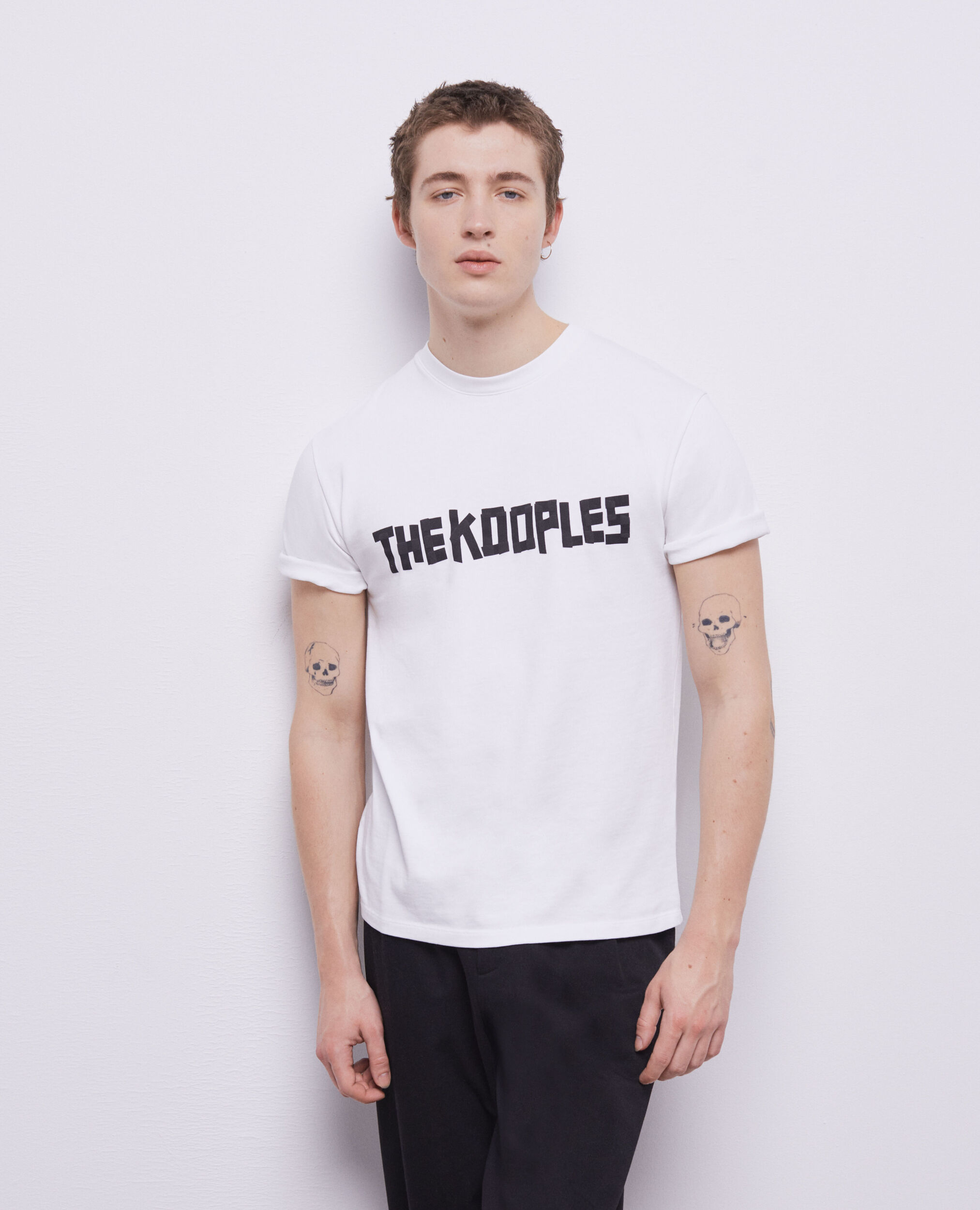 T-shirt logo The Kooples blanc