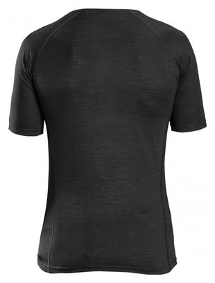 Sous-Maillot Hiver Manches Courtes GripGrab Merino Polyfibre Noir