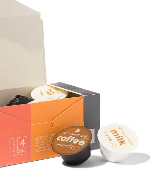 8 capsules de café latte macchiato