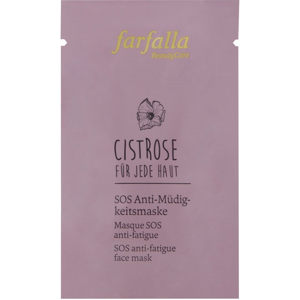 farfalla SOS Anti-Müdigkeitsmaske Cistrose