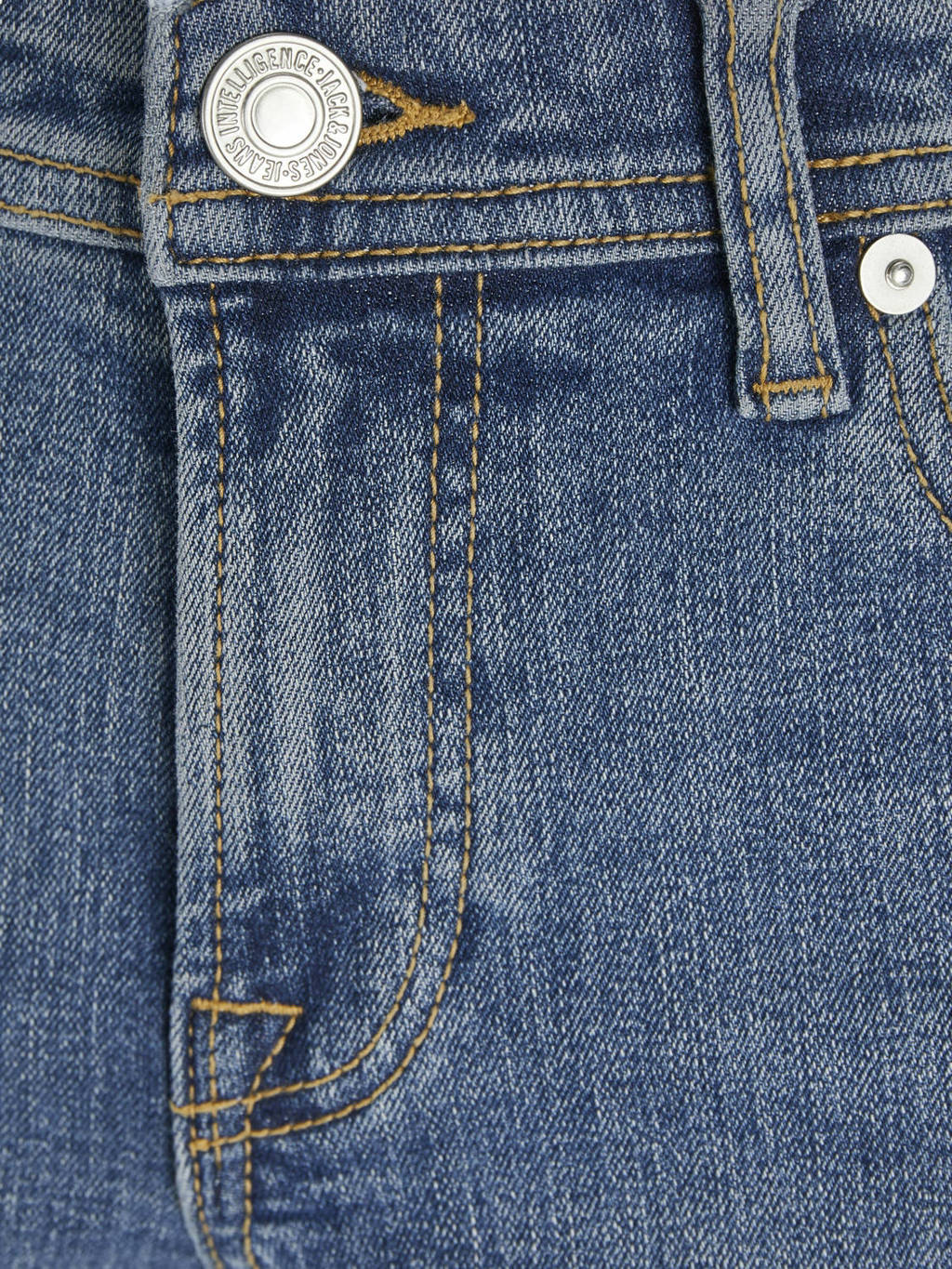 JACK & JONES slim fit jeans JJIGLENN JJORIGINAL blue denim