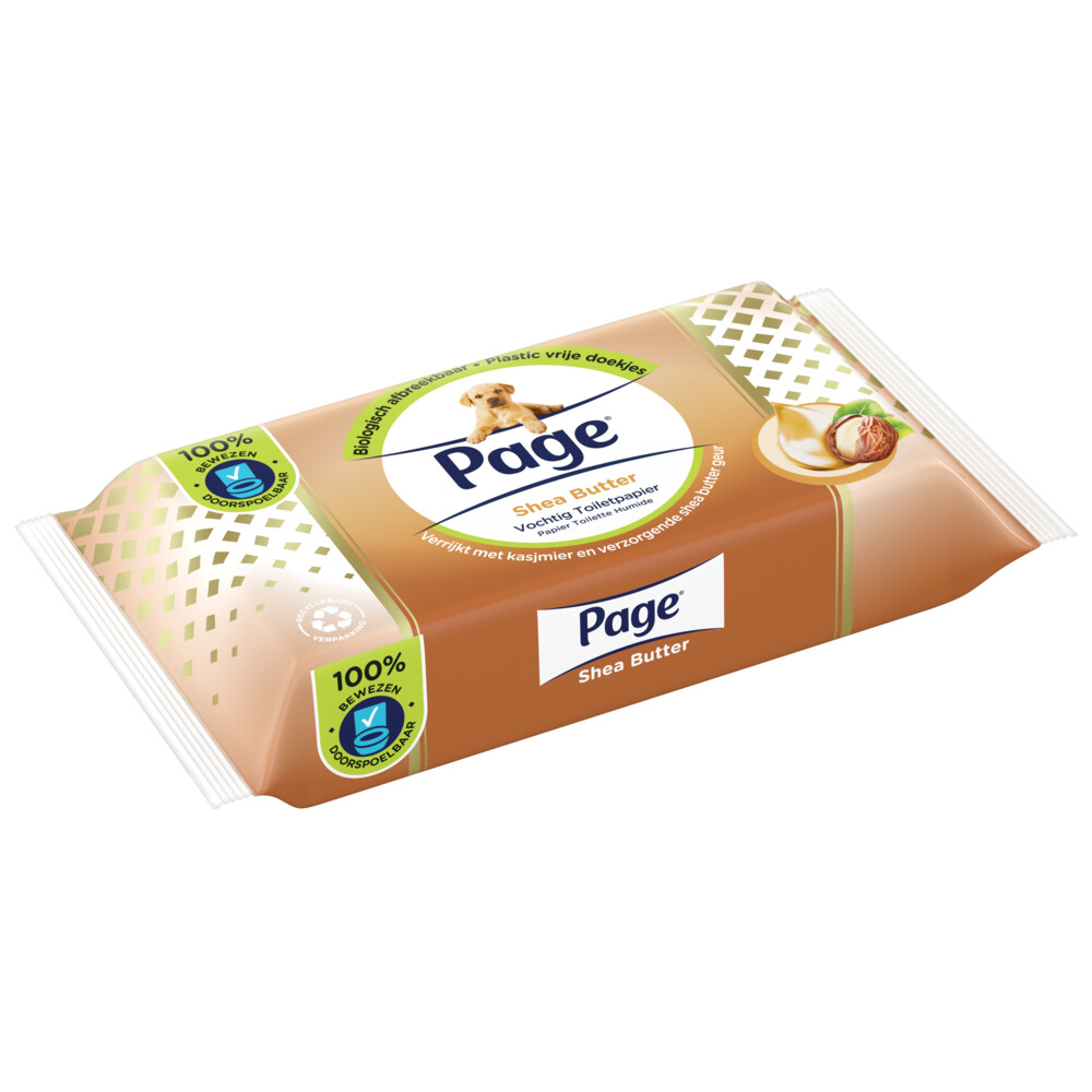 Page Vochtig Toiletpapier Shea Butter38 stuks