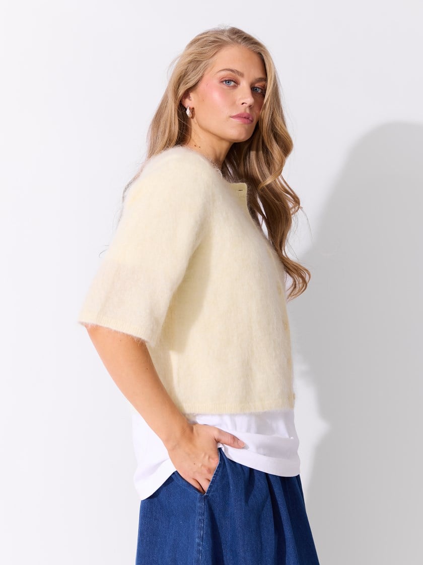 Chloe cardigan Transparent Yellow