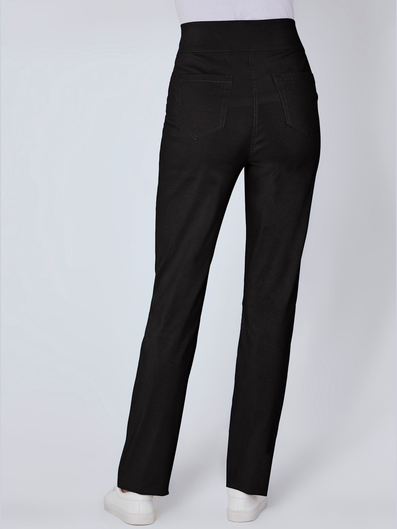 Pantalon lyocell large ceinture élastique